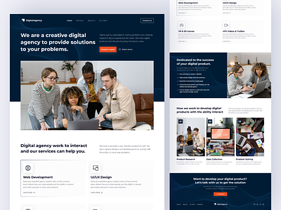 Landing Page - Digital Agency