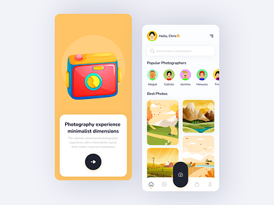 Mobile App - Photography by Raffialdo Bayu for Enver Studio on Dribbble