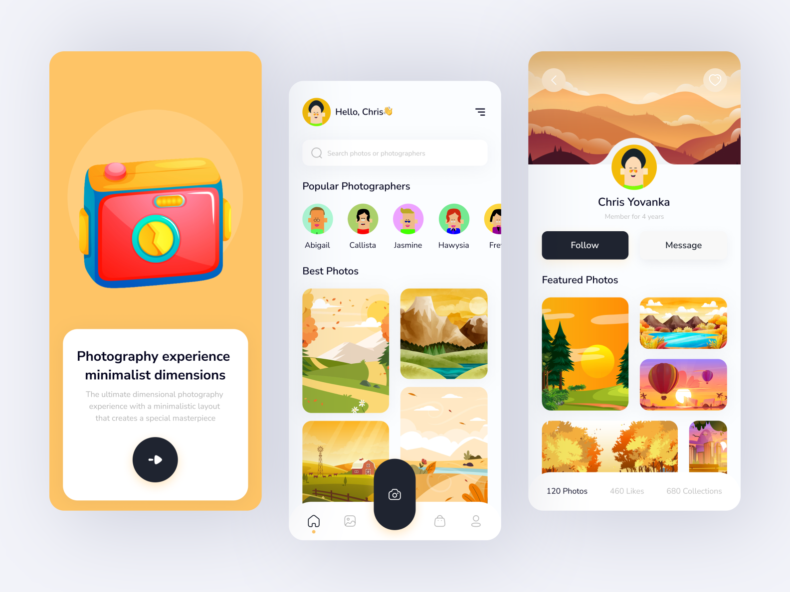 Mobile App - Photography