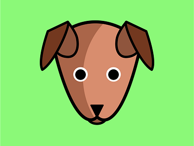 Doggie design dog flat illustration