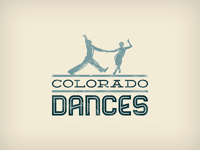Colorado Dances branding colorado dance identity inline logo silhouette visual identity