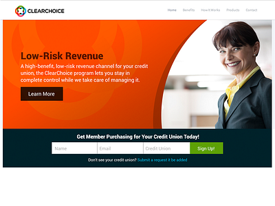 Clearchoice Home branding flat flat design homepage web web design website