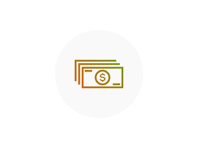 Money Icon cash currency dollars icon money outline profit