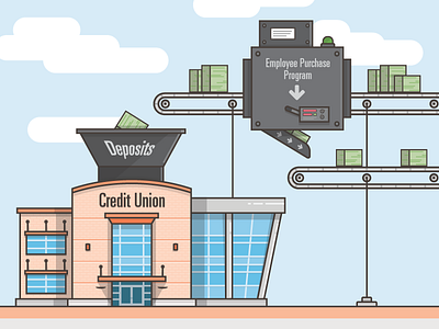 Credit Union Full Illustration