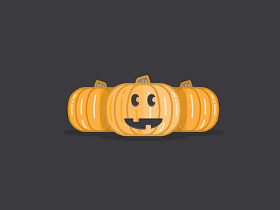 Pumpkins autumn fall flat halloween illustration jack o lattern pumpkin