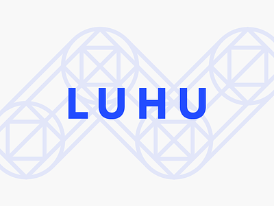 Luhu Identity 3d branding identity lines logo mechanical stroke visual identity