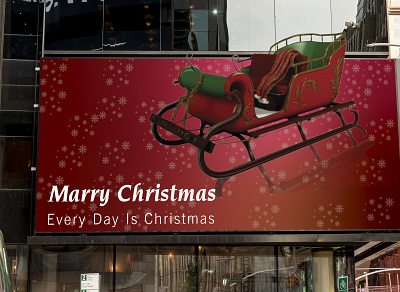 Billboard / Signage / Campaign / Poster / Advertising advertising banner billboard branding campaign christmas banner christmas designs design flat illustration outdoor banner poster roll up banner sandwich board sign yard signage typo typography vector yard sign