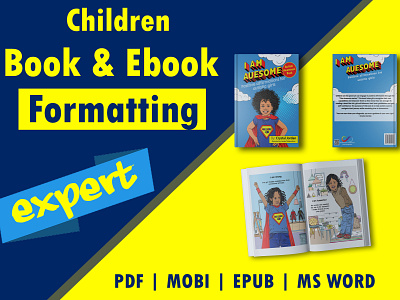 Children Book Formatting, Format Children Book, Amazon Kindle