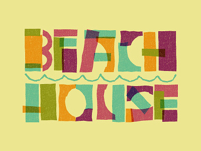 Beach House typography