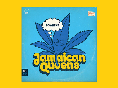 10x15 / #8 Jamaican Queens - Downers album art jamaican queens pot weed