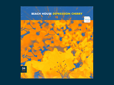 10x15 / #5 Beach House - Depression Cherry 10x15 album art beach house