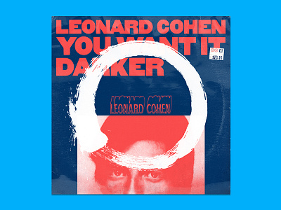 10x16 — #1: You Want It Darker by Leonard Cohen 10x16 album art leonard cohen
