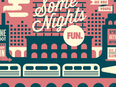 FUN. "Some Nights" deluxe edition poster