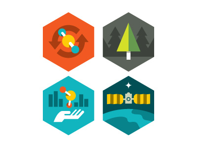 NASA Carbon Monitoring System badges badges icons nasa