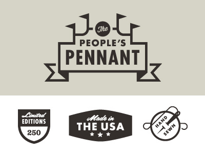 The People's Pennant badges icons logo