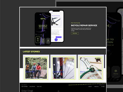 BIKE SHOP WEB adobe xd branding design ecommerce ui ui design ux