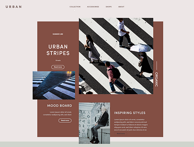 URBAN STYLE (UI) adobe xd branding design ui ui design ux web