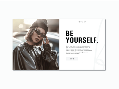 Fashion & Typography adobe xd branding design typography ui web