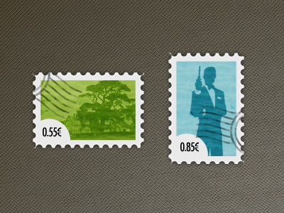 Stylish Postage Stamps icon postage psd stamp