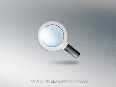Search Icon Magnifying Glass blue icon magnifying glass search