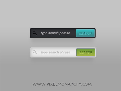 Beautiful Sarch Fields dark form input light search