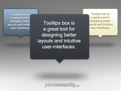 Tooltip Popup Boxes