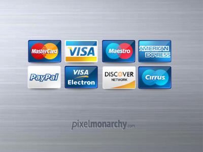 Credit / Debit Cards Icons blue card credit card debit card e-commerce freebie icon icons master card payment paypal pixelmonarchy shop visa