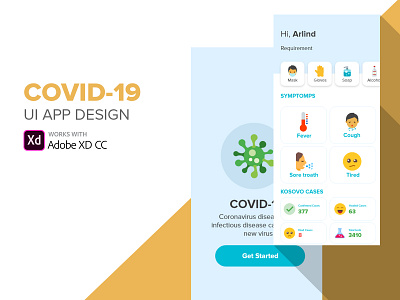 COVID-19 UI APP DESIGN uidesign ux ux ui ux design