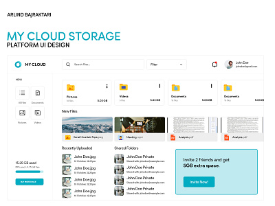 my cloud STORAGE UI logo pro ui uidesign