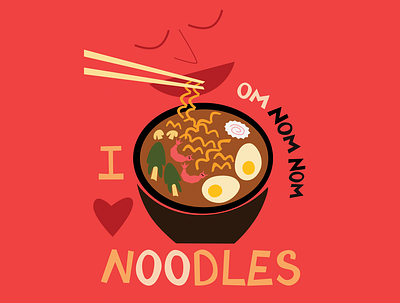 Hopeless ramentic design food graphic design illustration vector