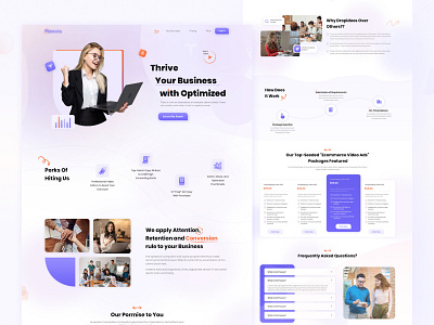 Business Growth Website 2022 2023 adobe xd business growth business growth tools ecommerce analytics ecommerce website figma free figma file illustration lead generation leads product performance product tools purple figma tools website ui design ui design in figma uiux ux design