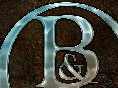 B R4 airbrush chrome logo