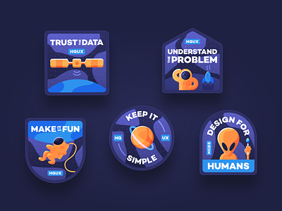 HostGator Design Principles - badges