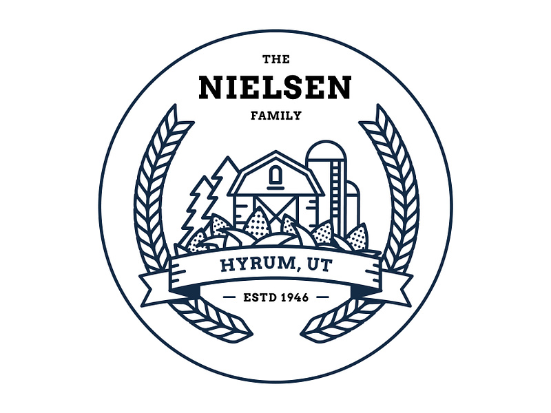 Nielsen Family Crest by Trevor Nielsen on Dribbble