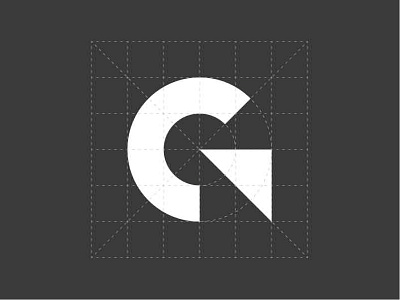 G logo grid design g grid icon identity logo mark shapes symbol type typography