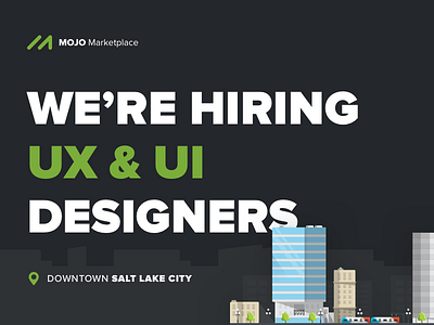 Hiring UX & UI Designers design experience hiring illustration interface job product salt lake city ui ux
