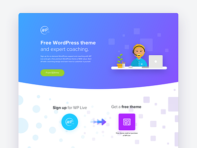 Free Theme Landing Page