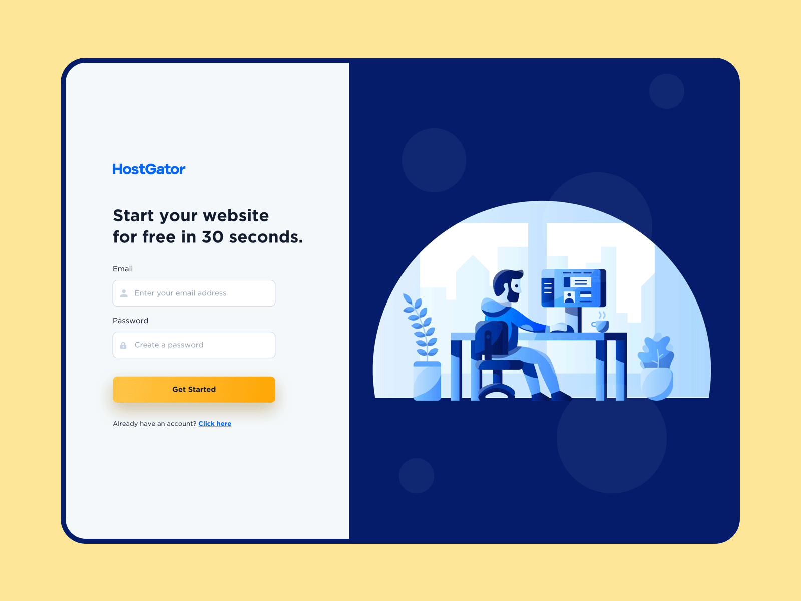 Dashboard & Sign Up concepts
