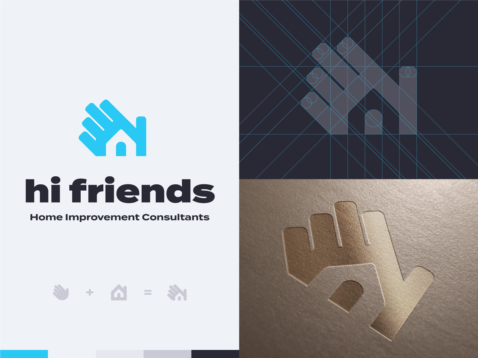 Hi Friends Logo By Trevor Nielsen On Dribbble