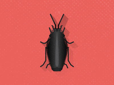 Cockroach bug creepy fear illustration roach vector