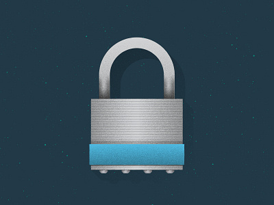 Padlock illustration lock padlock permissions safe vector
