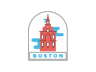 Boston - Old State House - 2 boston house icon illustration illustrator landmark old state vector