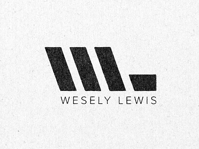 Wes' Logo lockup logo mark minimal simple vector