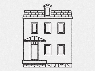 Rustin Parr's House aka The Blair Witch House blair creepy haunted house illustration parr rustin simple vector witch