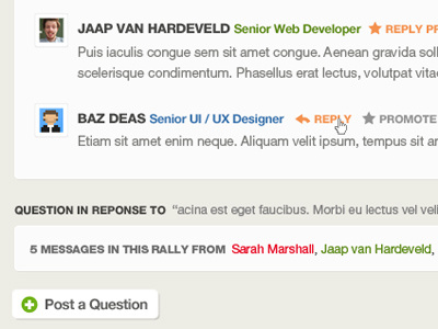 Comments typography ui user interface ux
