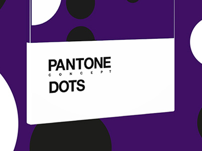 Dots art asthtcs cdg concept dots pantone