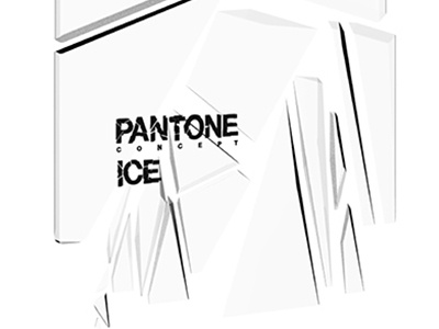 Ice art asthtcs cold concept ice pantone shards