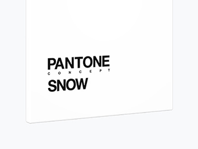 Snow asthtcs cold concept pantone snow white