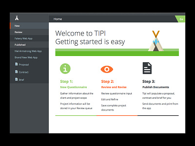 Tipi Homepage