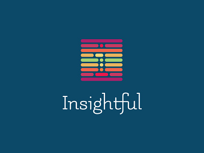 Insightful app brand color icon identity illustrator lockup logo symbol type typography vector